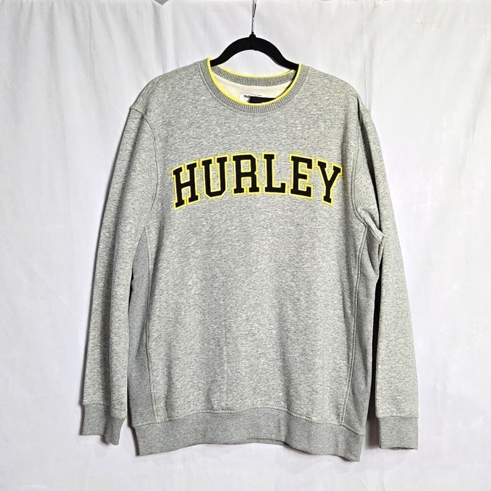 NWT.. HURLEY.. gray sweater..